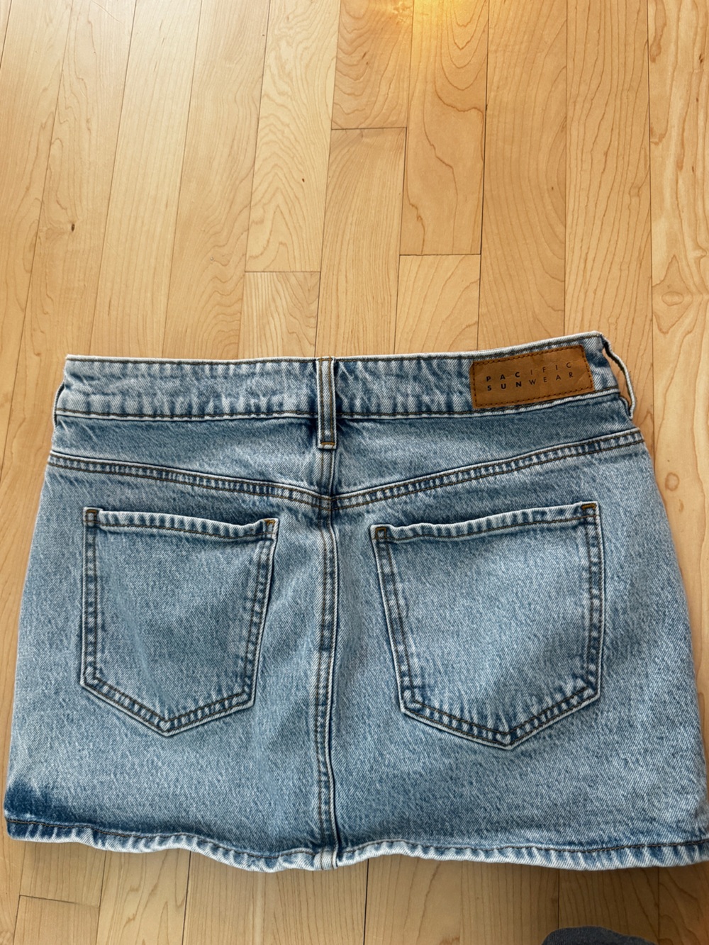 Pacsun Mid Rise Jean Mini Skirt - Picture 5 of 5